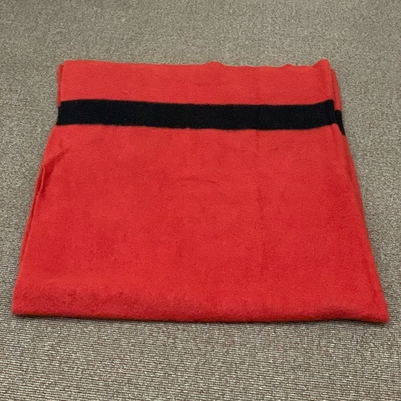 Mid Century Vintage Wool Ward's Fleecydown Hudson Bay Style Striped Blanket - Picture 15 of 16